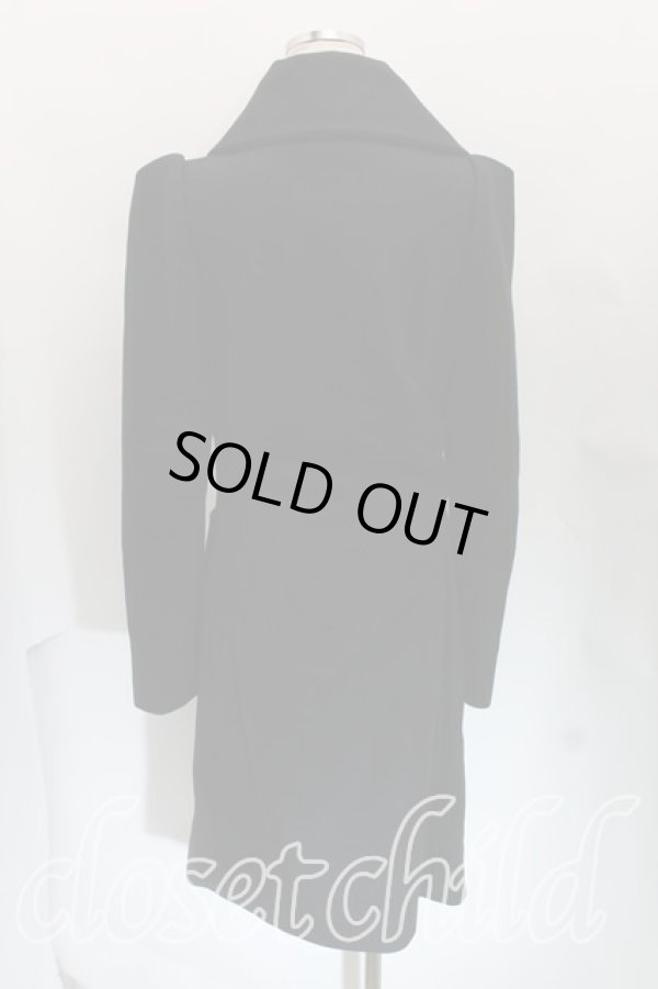 画像2: ヴィヴィアンウエストウッド 中古 / サイドボタンロングコート 38 黒  H-24-06-16-004-co-IN-ZH (2)