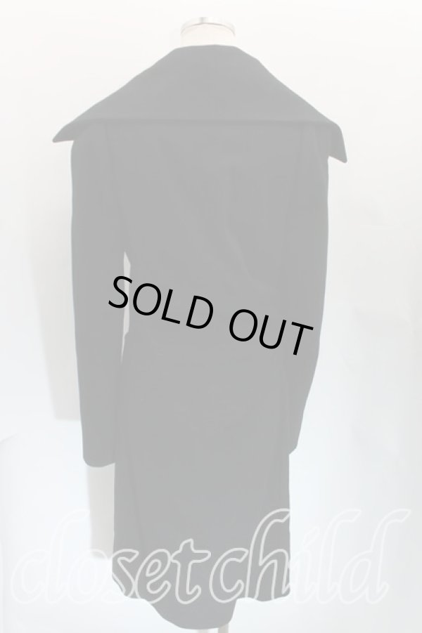 画像2: ヴィヴィアンウエストウッド 中古 / サイドボタンロングコート 38 黒  H-24-06-23-044-co-IN-ZH (2)