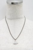 画像4: ヴィヴィアンウエストウッド 中古 / エナメルオーブネックレス  シルバー  H-24-06-23-012-nl-IN-ZH (4)