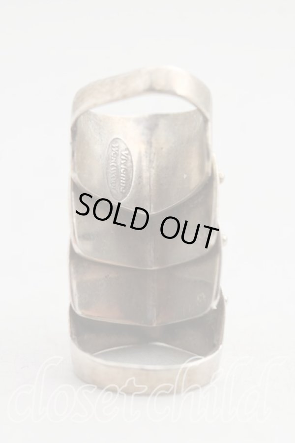 画像3: ヴィヴィアンウエストウッド 中古 / アーマーリング XS シルバー  H-24-06-23-014-rg-OD-ZH (3)