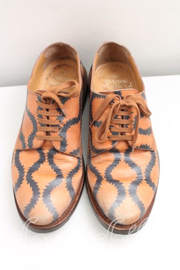 画像2: ヴィヴィアンウエストウッド 中古 / スクイグルシューズ  25  H-24-06-23-017-sh-OD-ZH (2)