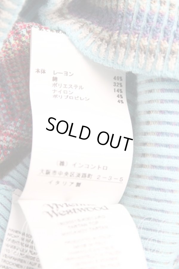 画像4: ヴィヴィアンウエストウッド 中古 / マックアンドレアスタータンベスト M 青  H-24-06-30-053-to-OD-ZH (4)