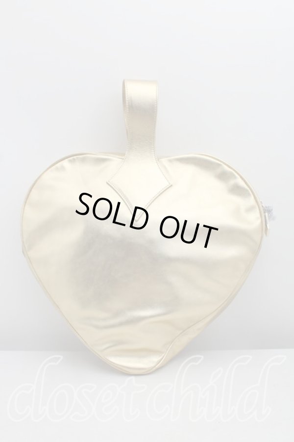 画像2: ヴィヴィアンウエストウッド 中古 / アーカイブハートバッグ  ゴールド  H-24-06-30-059-ba-OD-ZH (2)