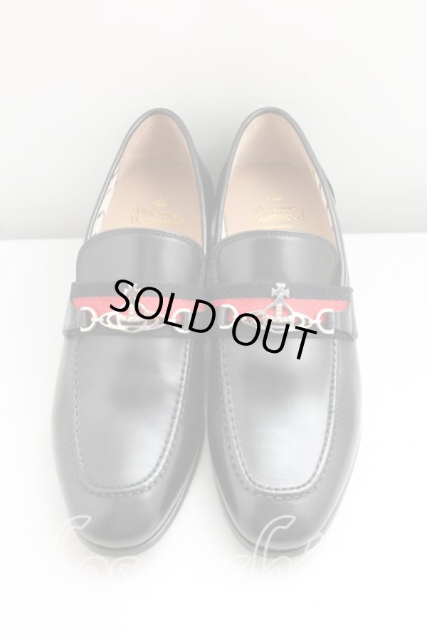 画像2: ヴィヴィアンウエストウッド 中古 / ORBローファー 39 黒  H-24-06-30-060-sh-OD-ZH (2)