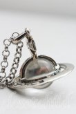 画像2: ヴィヴィアンウエストウッド 中古 / スモールオーブネックレス  シルバー  H-24-06-30-007-nl-OD-ZH (2)