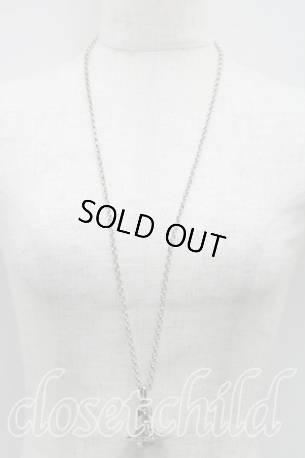 画像5: ヴィヴィアンウエストウッド 中古 / スモールオーブネックレス  シルバー  H-24-06-30-007-nl-OD-ZH (5)