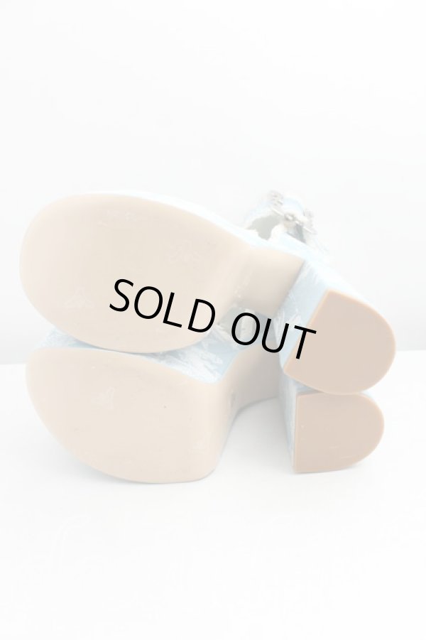 画像5: ヴィヴィアンウエストウッド 中古 / OLDE LONDONサンダル 23 青  H-24-06-30-011-sh-OD-ZH (5)