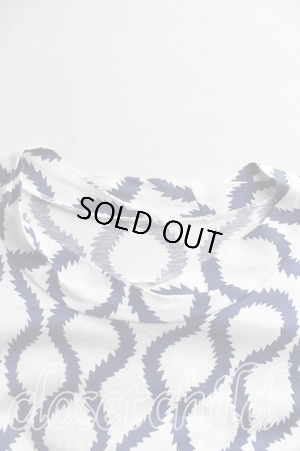 画像5: Worlds End 中古 / /スクイグルカットソー OS 紺  H-24-07-07-034-to-OD-ZH (5)