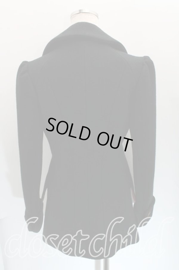 画像2: ヴィヴィアンウエストウッド 中古 / Pコート 2 黒  H-24-07-07-056-co-OD-ZH (2)