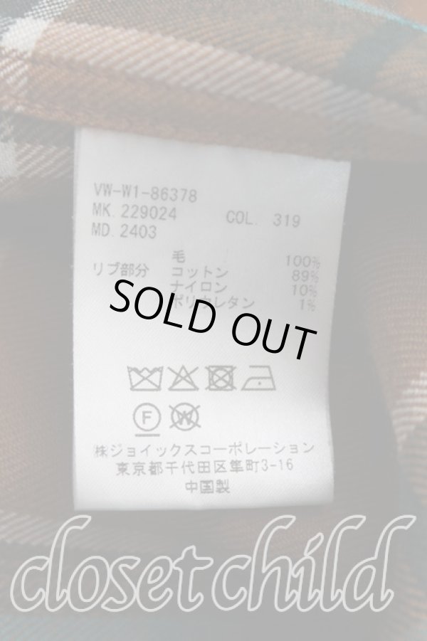 画像5: ヴィヴィアンウエストウッド MAN 中古 / タータンチェックギャザージャケット FREE 茶×緑  H-24-07-07-001-jc-IN-ZH (5)