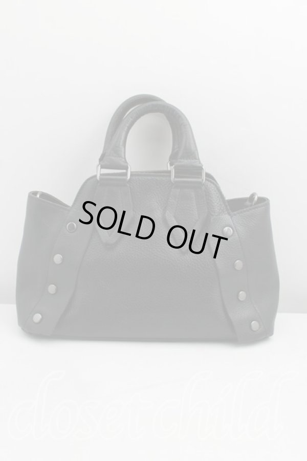 画像2: ヴィヴィアンウエストウッド 中古 / ヌーロックハンドバッグ  黒  H-24-07-07-114-ba-IN-ZH (2)