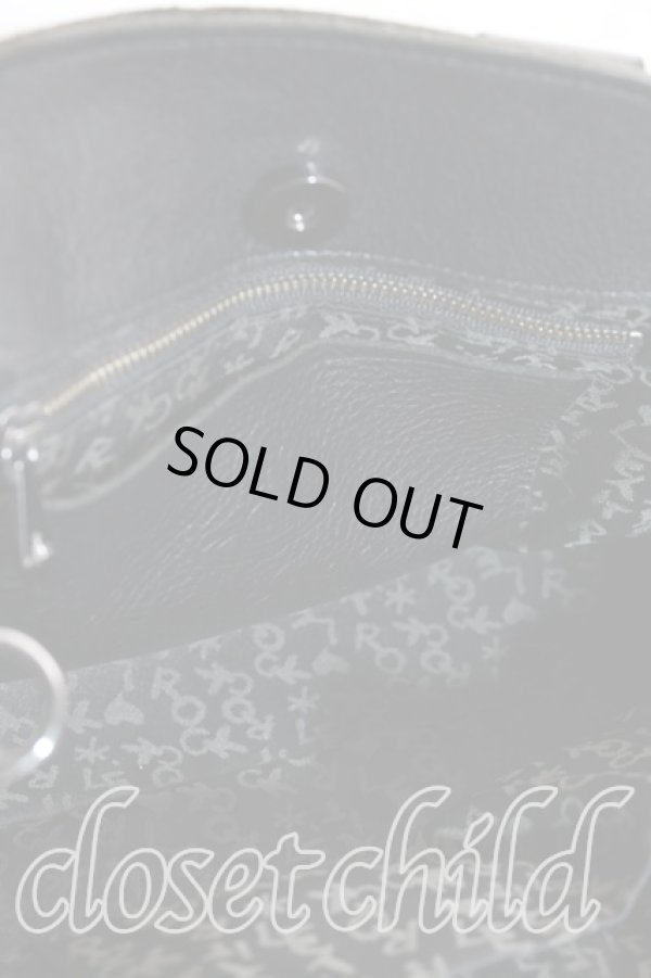 画像4: ヴィヴィアンウエストウッド 中古 / ヌーロックハンドバッグ  黒  H-24-07-07-114-ba-IN-ZH (4)