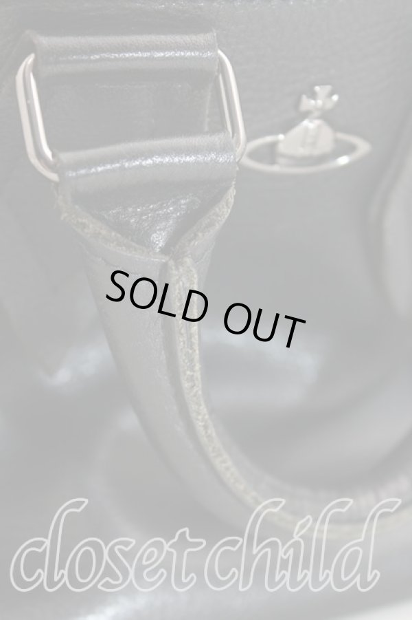 画像5: ヴィヴィアンウエストウッド 中古 / ヌーロックハンドバッグ  黒  H-24-07-07-114-ba-IN-ZH (5)