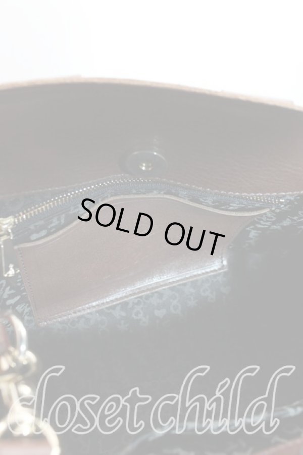 画像4: ヴィヴィアンウエストウッド 中古 / ヌーロック2wayバッグ  茶  H-24-07-07-115-ba-IN-ZH (4)