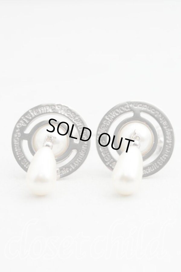 画像4: ヴィヴィアンウエストウッド 中古 / ドロップパールピアス  シルバー  H-24-07-07-116-er-IN-ZH (4)