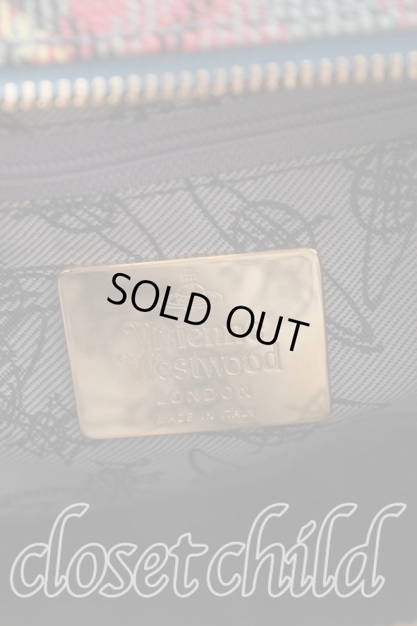 画像4: ヴィヴィアンウエストウッド 中古 / ダービーヤスミンバッグ  アズーロ  H-24-07-14-102-ba-IN-ZH (4)