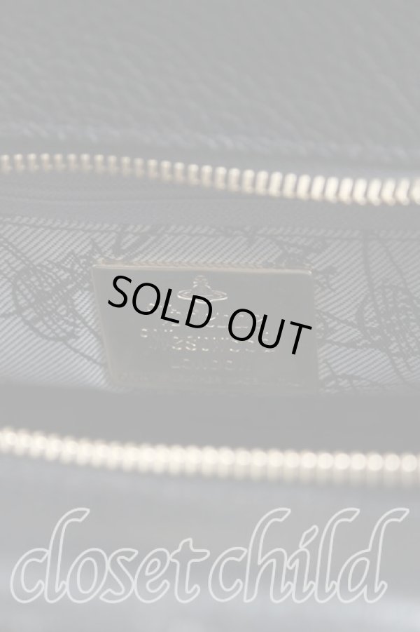 画像4: ヴィヴィアンウエストウッド 中古 / レオパードヤスミンバッグ  黒  H-24-07-14-104-ba-IN-ZH (4)