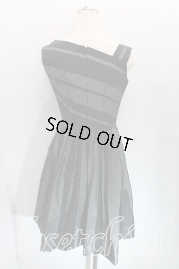 画像2: ヴィヴィアンウエストウッド 中古 / ストライプシャンタンドレス 1 黒×灰  H-24-07-14-002-op-IN-ZH (2)