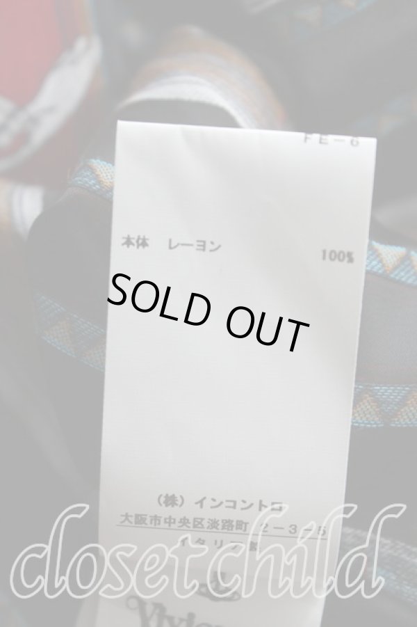 画像5: ヴィヴィアンウエストウッド 中古 / CHRISSIE'S STRIPES CHAOSシャツ XS 赤  H-24-07-21-024-bl-OD-ZH (5)