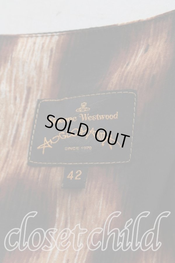 画像3: ヴィヴィアンウエストウッド 中古 / レオパード柄ワンピース 42 茶  H-24-07-21-012-op-OD-ZH (3)