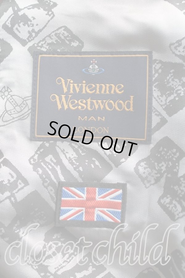 画像3: ヴィヴィアンウエストウッド MAN 中古 / ダブルロングコート 44 茶  H-24-07-28-058-co-IN-ZH (3)