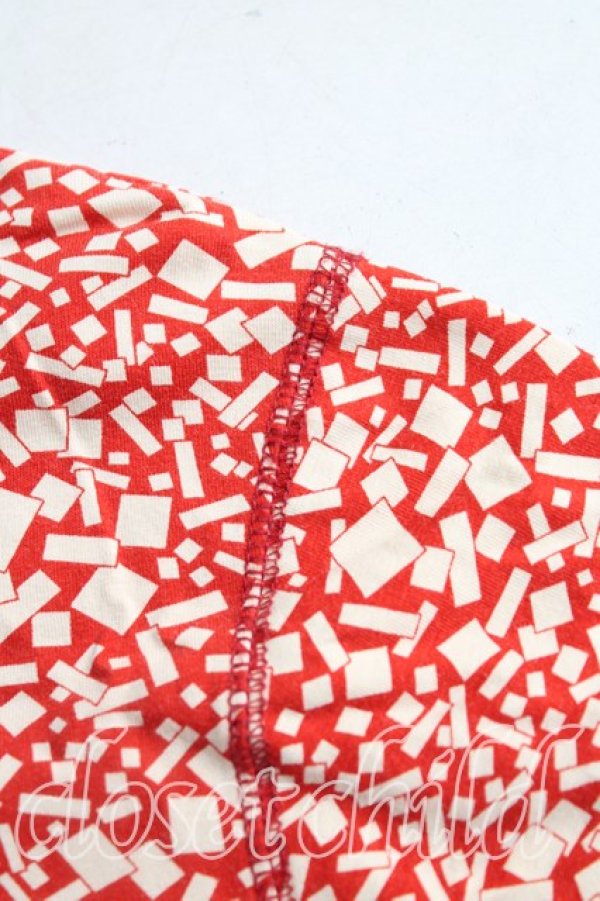 画像5: ヴィヴィアンウエストウッド MAN 中古 / 総柄Tシャツ  赤  H-24-07-28-070-ts-OD-ZH (5)