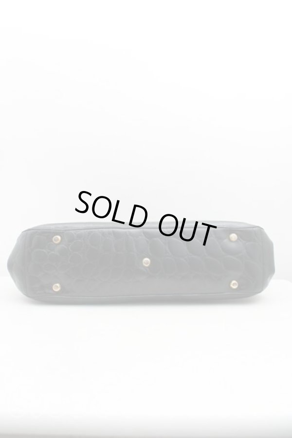 画像3: ヴィヴィアンウエストウッド 中古 / クロコガマ口ハンドバッグ  黒  H-24-08-04-040-ba-IN-ZH (3)