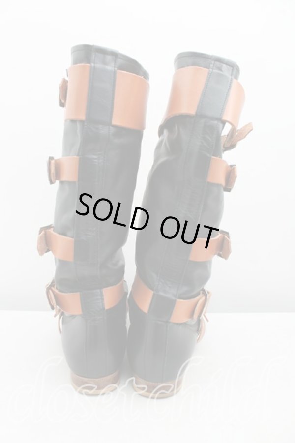 画像4: ヴィヴィアンウエストウッド 中古 / パイレーツブーツ UK7 黒  H-24-08-11-028-sh-IN-ZH (4)