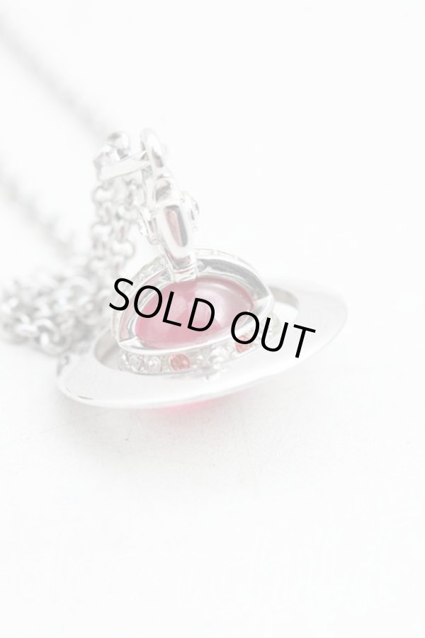 画像2: ヴィヴィアンウエストウッド 中古 / タイニーオーブネックレス  ピンク  H-24-08-11-064-nl-OD-ZH (2)