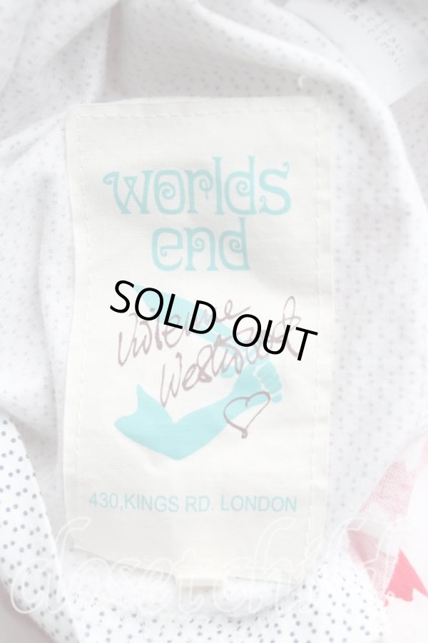 画像3: Worlds End 中古 / スクイグルカットソー OS 赤  H-24-08-11-010-to-IN-ZH (3)