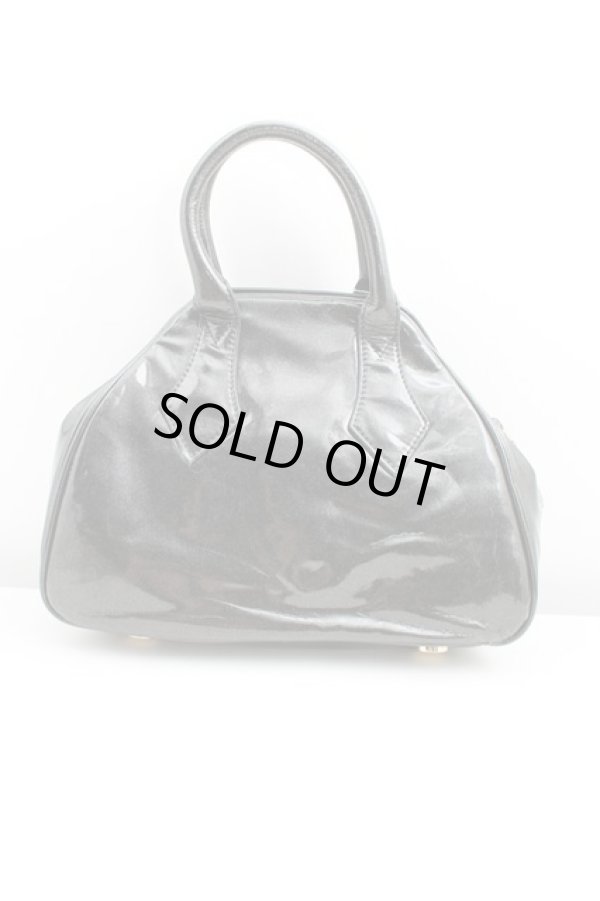 画像2: ヴィヴィアンウエストウッド 中古 / グリッターチャンスリーヤスミンバッグ  黒  H-24-08-11-013-ba-IN-ZH (2)