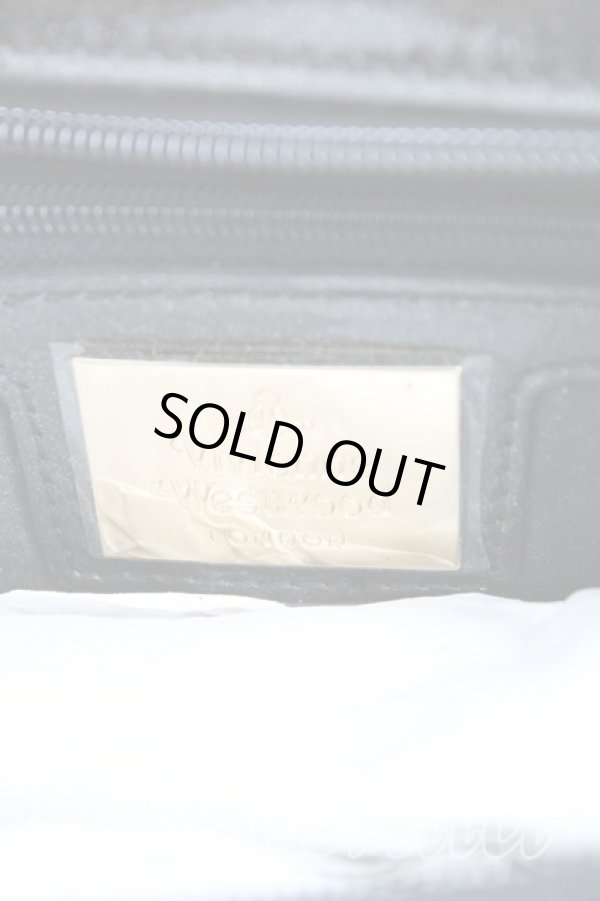 画像4: ヴィヴィアンウエストウッド 中古 / グリッターチャンスリーヤスミンバッグ  黒  H-24-08-11-013-ba-IN-ZH (4)