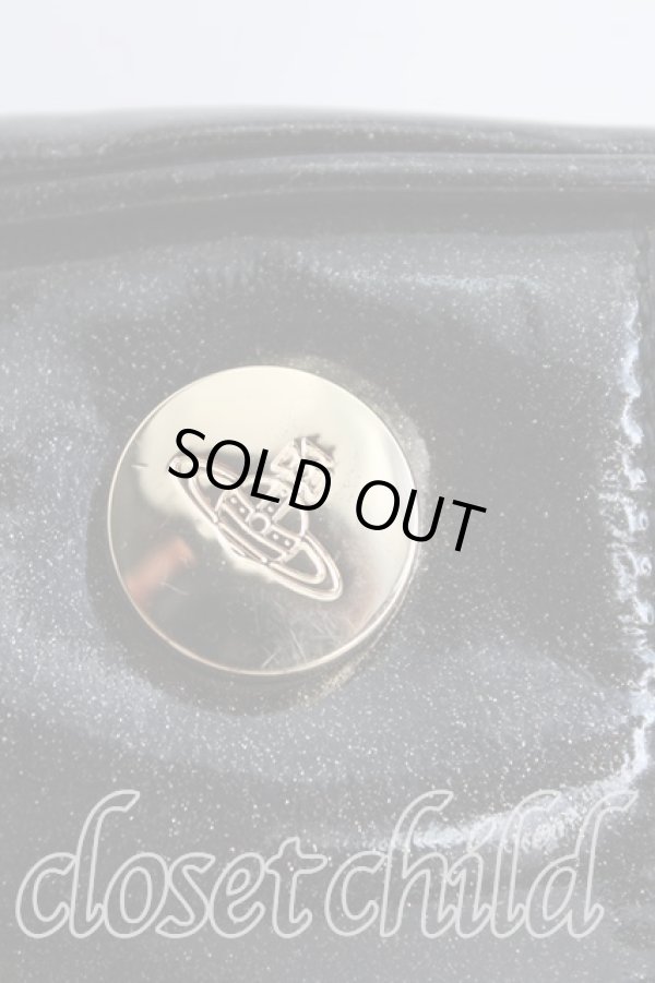 画像5: ヴィヴィアンウエストウッド 中古 / グリッターチャンスリーヤスミンバッグ  黒  H-24-08-11-013-ba-IN-ZH (5)