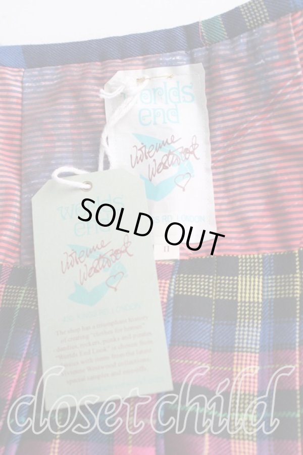 画像3: Worlds End 中古 / メトロポリタンキルトスカート II 黒  H-24-08-18-065-sk-IN-ZH (3)