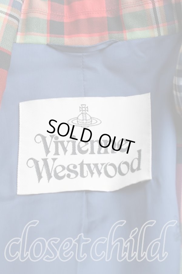 画像3: ヴィヴィアンウエストウッド 中古 / LOU LOU JACKET 38 赤×緑  H-24-08-18-001-jc-IN-ZH (3)