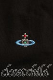 画像5: ヴィヴィアンウエストウッド 中古 / オーブ刺繍長袖カットソー M 黒  H-24-08-18-084-to-OD-ZH (5)