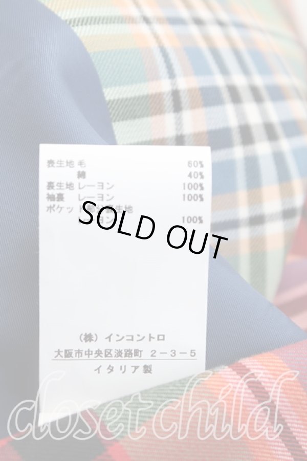 画像4: ヴィヴィアンウエストウッド 中古 / LOU LOU JACKET 38 赤×緑  H-24-08-18-001-jc-IN-ZH (4)