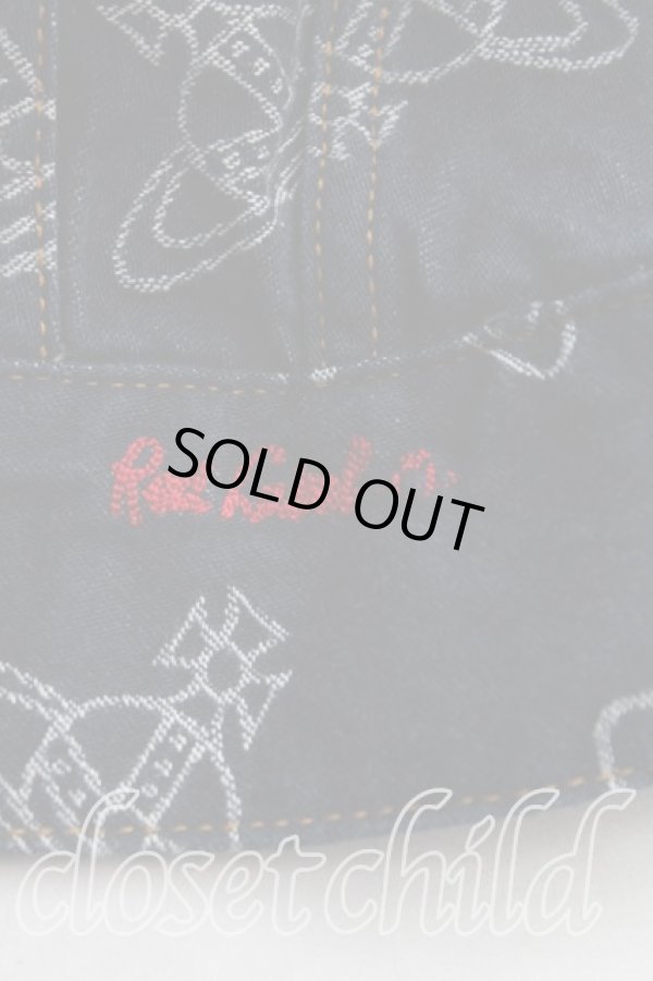 画像5: ヴィヴィアンウエストウッド 中古 / ORBジャカードデニム ビッグジャケット 02 インディゴ  H-24-08-18-002-jc-OD-ZH (5)