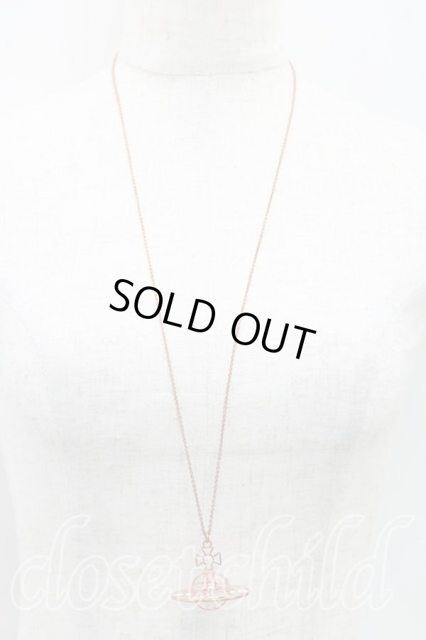 画像5: ヴィヴィアンウエストウッド 中古 / シンライン3Dオーブネックレス  ピンクゴールド  H-24-08-25-041-nl-IN-ZH (5)