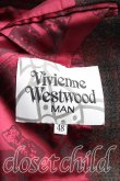画像3: ヴィヴィアンウエストウッド MAN 中古 / タータンチェックウールジャケット 48 赤  H-24-08-25-005-jc-IN-ZH (3)