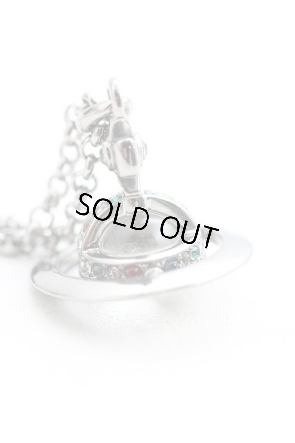 画像2: ヴィヴィアンウエストウッド 中古 / プチオーブネックレス  ガンメタ  H-24-08-25-043-nl-IN-ZH (2)