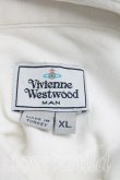 画像3: ヴィヴィアンウエストウッド MAN 中古 / カラーオーブ刺繍ポロシャツ XL 白  H-24-08-25-103-to-OD-ZH (3)