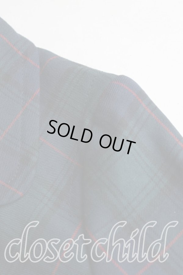 画像5: ヴィヴィアンウエストウッド 中古 / タータンチェックダブルジャケット 3 緑  H-24-09-01-002-jc-IN-ZH (5)