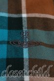 画像5: ヴィヴィアンウエストウッド MAN 中古 / タータンチェックブルゾン FREE 茶×青  H-24-09-01-041-to-IN-ZH (5)