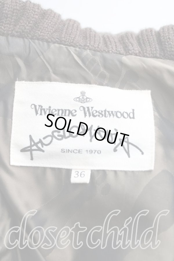 画像3: ANGLOMANIA 中古 / ウエストコートブルゾン 36 茶  H-24-09-01-010-co-OD-ZH (3)