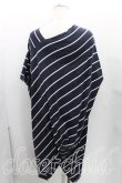 画像2: ANGLOMANIA 中古 / レジメンタルカットソーワンピ 38 紺  H-24-09-08-047-op-OD-ZH (2)