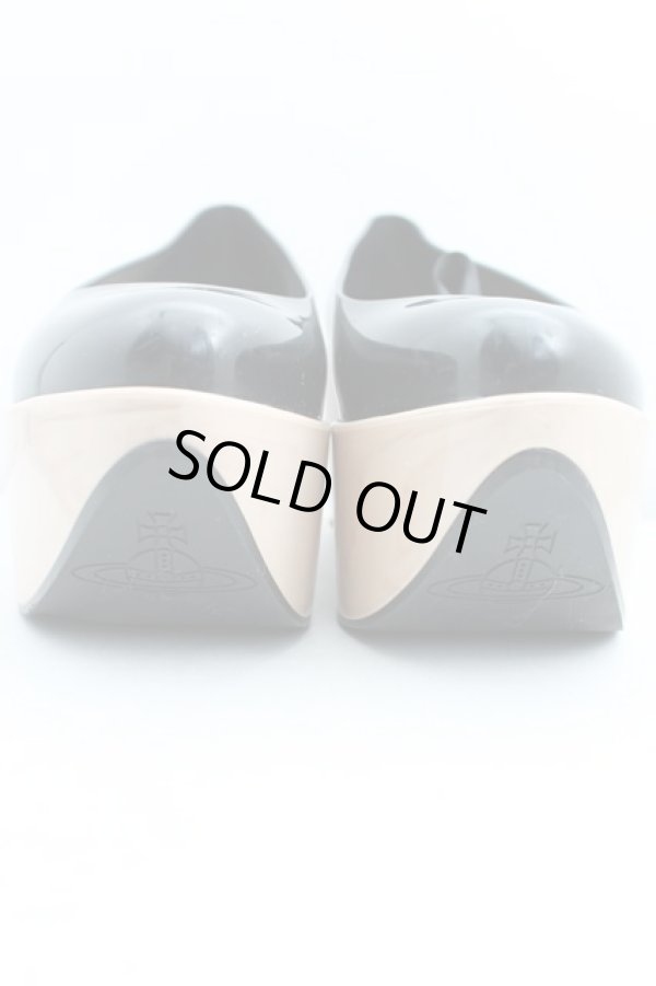 画像7: ヴィヴィアンウエストウッド×Melissa / メリッサ ロッキンホースバレリーナ 39 黒  H-24-09-08-069-sh-OD-ZH (7)