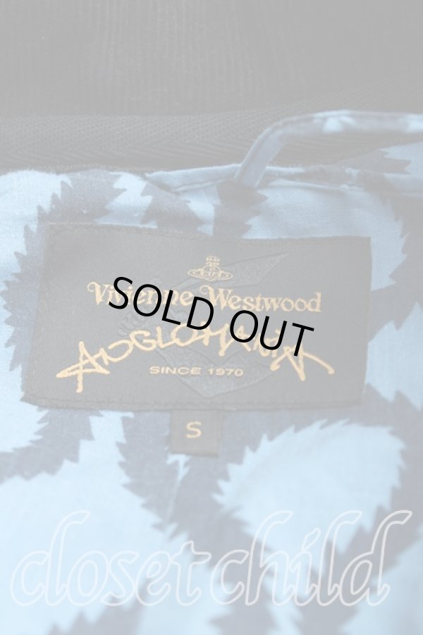 画像4: ANGLOMANIA 中古 / オーブ刺繍キルティングジャケット S インディゴ  H-24-09-15-002-jc-OD-ZH (4)