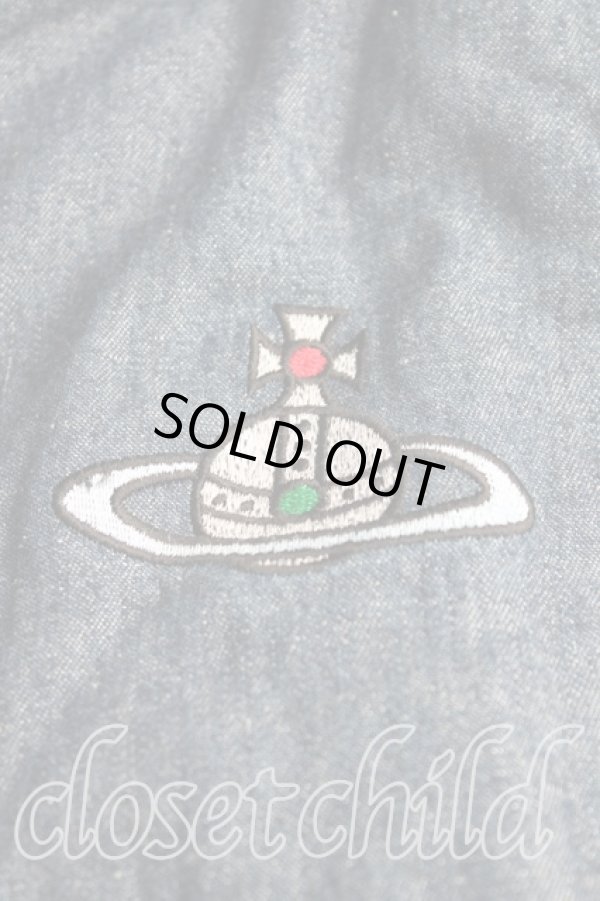 画像7: ANGLOMANIA 中古 / オーブ刺繍キルティングジャケット S インディゴ  H-24-09-15-002-jc-OD-ZH (7)