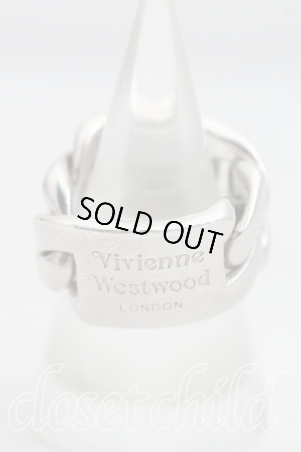 画像4: ヴィヴィアンウエストウッド 中古 / JANUSリング S シルバー  H-24-09-15-030-rg-OD-ZH (4)